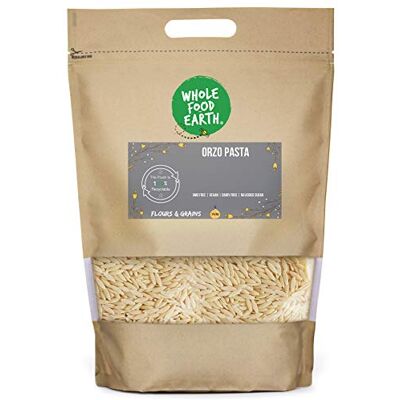 Wholefood Earth Orzo Pasta 2 kg GMO Free Wholefood Earth Orzo Pasta 2 kg GMO Free