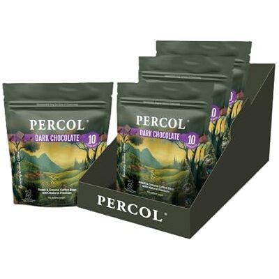 PERCOL Dark Chocolate Flavoured Ground Coffee Bags, 30 Cups, 30 x 8g Bags PERCOL Dark Chocolate Flavoured Ground Coffee Bags, 30 Cups, 30 x 8g Bags