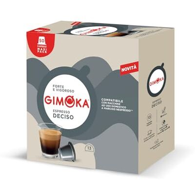 Gimoka - Deciso X50 - 50 Capsules - Nespresso Gimoka - Deciso X50 - 50 Capsules - Nespresso