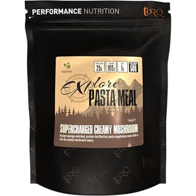 TORQ - Explore Vegatarian Pasta Meal - Creamy Mushroom - Healthy Dehydrated Expedition - Meal TORQ - Explore Vegatarian Pasta Meal - Creamy Mushroom - Healthy Dehydrated Expedition - Meal