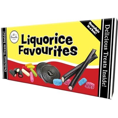 Bramble Foods Liquorice selection Box (325g) Wonderful Gift for Friends & Family Delicious Traditional and Retro Liquorice Sweets Great Variety of Sweets Bramble Foods Liquorice selection Box (325g) Wonderful Gift for Friends & Family Delicious Traditional and Retro Liquorice Sweets Great Variety of Sweets