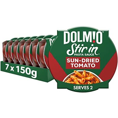 Dolmio Stir In Sun Dried Tomato Pasta Sauce, Bulk Multipack ,150 g (Pack of 7) Dolmio Stir In Sun Dried Tomato Pasta Sauce, Bulk Multipack ,150 g (Pack of 7)