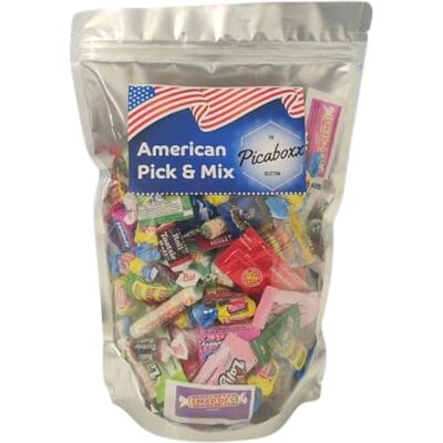 Picaboxx 120 Pieces of Pick & Mix Sweets American Candy Pouch Sweet Surprise Pouch Collection of American Sweets Sweet Hamper Gift Pouch The Ultimate Sweet Pack Picaboxx 120 Pieces of Pick & Mix Sweets American Candy Pouch Sweet Surprise Pouch Collection of American Sweets Sweet Hamper Gift Pouch The Ultimate Sweet Pack
