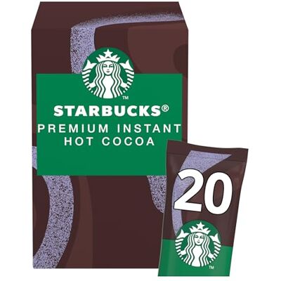 STARBUCKS Premium Instant Hot Chocolate Sachets 20 x 35g STARBUCKS Premium Instant Hot Chocolate Sachets 20 x 35g