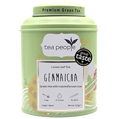 Tea People Genmaicha Popcorn Loose Tea Caddy 125g Tea People Genmaicha Popcorn Loose Tea Caddy 125g