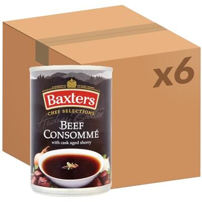 Baxters Chef Selections Beef Consommé Soup, 400 g (6-Pack) Baxters Chef Selections Beef Consommé Soup, 400 g (6-Pack)