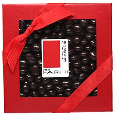 Rita Farhi Dark Chocolate Coated Coffee Beans in a Luxury Gift Box 200g New Palm Oil Free Recipe Rita Farhi Dark Chocolate Coated Coffee Beans in a Luxury Gift Box 200g New Palm Oil Free Recipe