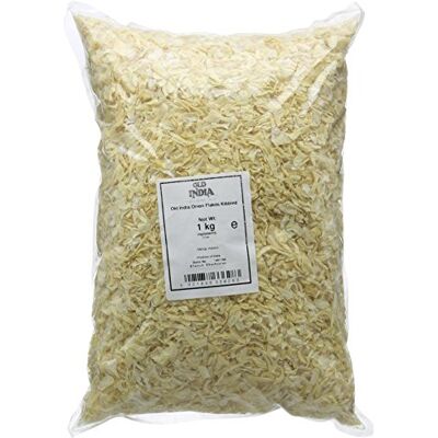 Old India Onion Flakes Kibbled 1 Kg Old India Onion Flakes Kibbled 1 Kg