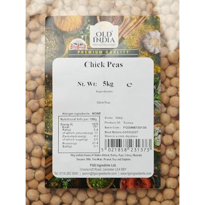 Old India Chick Peas 5kg Old India Chick Peas 5kg