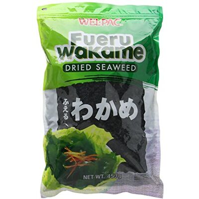 Wel-Pac Wakame Dried Seaweed 453g Bulk Japanese Soup Sea Vegetables Wel-Pac Wakame Dried Seaweed 453g Bulk Japanese Soup Sea Vegetables