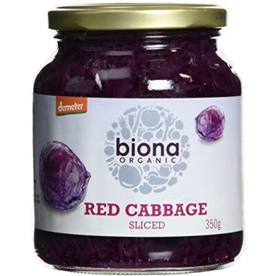 Biona Organic Jarred Red Cabbage Vegetables 350g (Pack of 6) Biona Organic Jarred Red Cabbage Vegetables 350g (Pack of 6)
