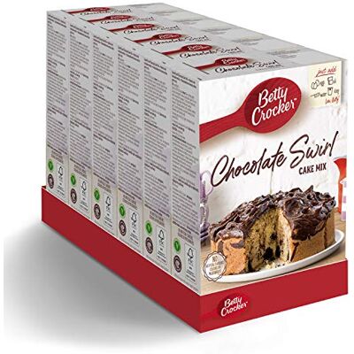 Betty Crocker Chocolate Swirl Cake Mix 425g (Pack of 6) Betty Crocker Chocolate Swirl Cake Mix 425g (Pack of 6)