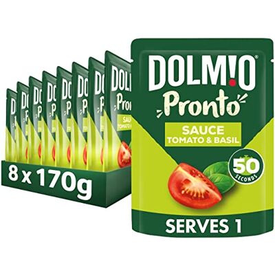 Dolmio Tomato and Basil Microwave Pasta Sauce, Bulk Multipack 8 x 170 g pouches Dolmio Tomato and Basil Microwave Pasta Sauce, Bulk Multipack 8 x 170 g pouches