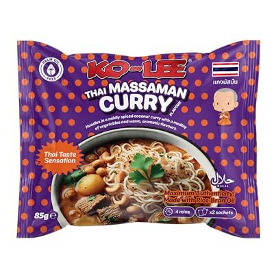 KOLEE Thai Sensation Instant Noodles – Massaman Curry Flavour Rich & Aromatic Thai Classic 85g (Pack of 22) KOLEE Thai Sensation Instant Noodles – Massaman Curry Flavour Rich & Aromatic Thai Classic 85g (Pack of 22)