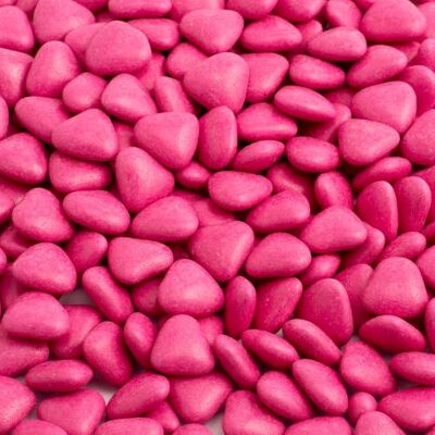 Italian Options Mini Heart Chocolate Dragees, Small Heart Chocolates, Sweets, Candy for Wedding Favours, Baby Showers, Christenings, Valentines, Gifts and Party Bags, 1 Kg, 1.5 cm Pieces, Fuschia Italian Options Mini Heart Chocolate Dragees, Small Heart Chocolates, Sweets, Candy for Wedding Favours, Baby Showers, Christenings, Valentines, Gifts and Party Bags, 1 Kg, 1.5 cm Pieces, Fuschia