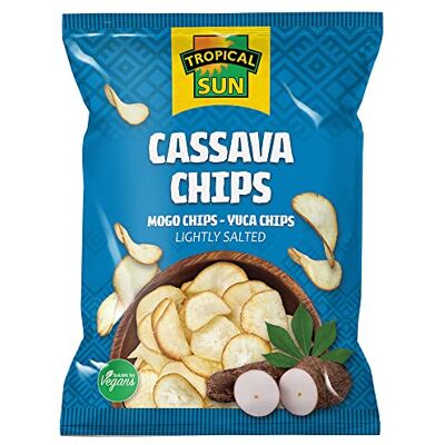 Sun Cassava Chips Salted Flavour, 80g (Pack of 6) Sun Cassava Chips Salted Flavour, 80g (Pack of 6)