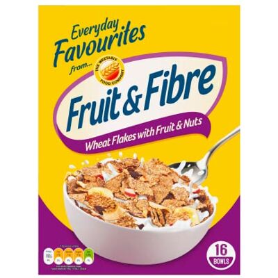 Weetabix Food Company Everyday Favourites Fruit & Fibre, 500g Weetabix Food Company Everyday Favourites Fruit & Fibre, 500g