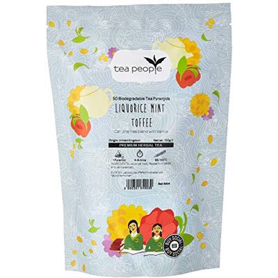 Tea People Liquorice Mint Toffee 50 Pyramid Refill Pack Tea People Liquorice Mint Toffee 50 Pyramid Refill Pack