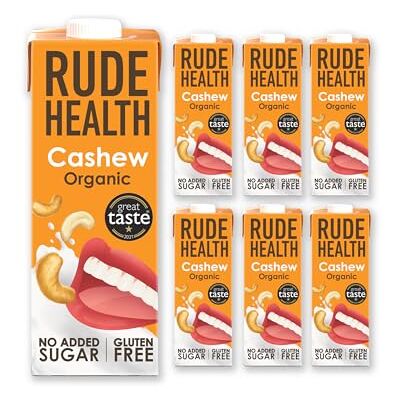 Rude Health - Cashew Drink - 1 Litre - Pack of 6 - Drink Rude Health - Cashew Drink - 1 Litre - Pack of 6 - Drink