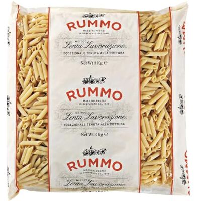 Rummo Penne Rigate No.66 Italian Pasta, 3 kg Bulk Bag Rummo Penne Rigate No.66 Italian Pasta, 3 kg Bulk Bag