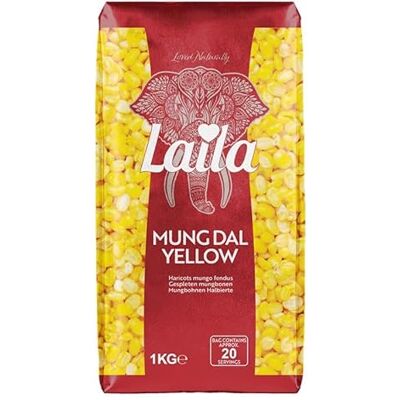 LAILA Moong Dal Yellow, 1Kg (Pack of 4) LAILA Moong Dal Yellow, 1Kg (Pack of 4)