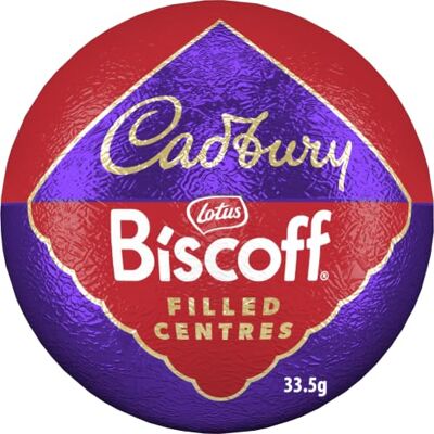 Cadbury Biscoff Chocolate Centre-Filled Bauble – 33.5 g (Pack of 48) Cadbury Biscoff Chocolate Centre-Filled Bauble – 33.5 g (Pack of 48)