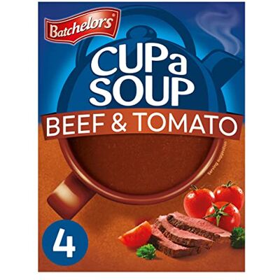 Batchelors Cup a Soup Beef & Tomato Instant Soup, 36 Sachets Batchelors Cup a Soup Beef & Tomato Instant Soup, 36 Sachets