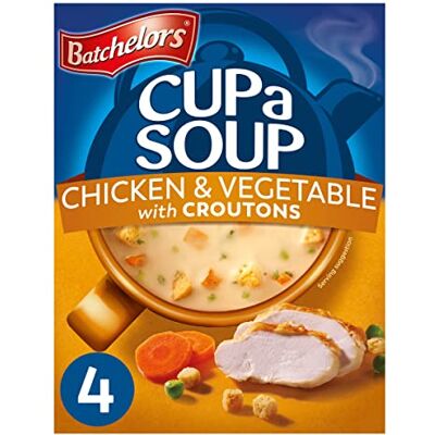 Batchelors Cup a Soup Chicken & Vegetable Instant Soup, 36 Sachets Batchelors Cup a Soup Chicken & Vegetable Instant Soup, 36 Sachets