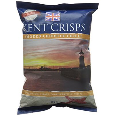 Kent Crisps Limited Kent Crisps Smoked Chipotle Chilli 40 g (Pack of 20) Kent Crisps Limited Kent Crisps Smoked Chipotle Chilli 40 g (Pack of 20)