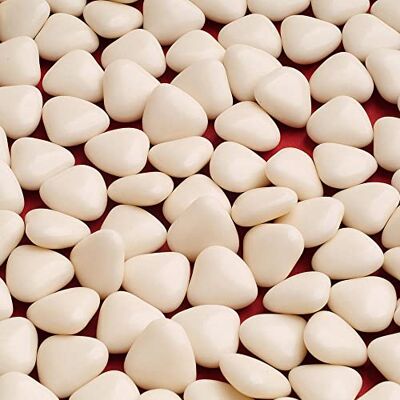 Italian Options Mini Heart Chocolate Dragees, Small Heart Chocolates, Sweets, Candy for Wedding Favours, Baby Showers, Christenings, Valentines, Gifts and Party Bags, 1 Kg, 1.5 cm Pieces, Ivory Italian Options Mini Heart Chocolate Dragees, Small Heart Chocolates, Sweets, Candy for Wedding Favours, Baby Showers, Christenings, Valentines, Gifts and Party Bags, 1 Kg, 1.5 cm Pieces, Ivory