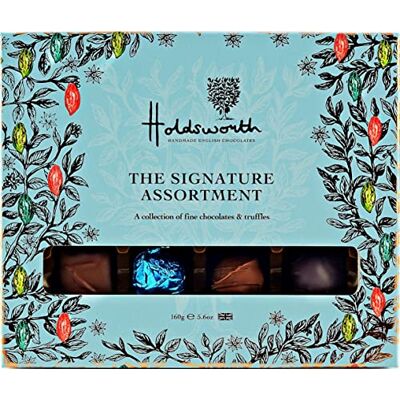 Holdsworth Handmade English chocolates Holdsworth Chocolates Luxury Classic Handmade Truffles The Signature Assortment 160g Holdsworth Handmade English chocolates Holdsworth Chocolates Luxury Classic Handmade Truffles The Signature Assortment 160g