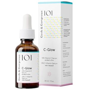 Geek & Gorgeous 101 C-Glow 15% Vitamin C Serum, super-light + Ferulic acid & vitamin E, gives environmental protection, boost collagen & evens skin tone all skin types, 30ml Geek & Gorgeous 101 C-Glow 15% Vitamin C Serum, super-light + Ferulic acid & vitamin E, gives environmental protection, boost collagen & evens skin tone all skin types, 30ml