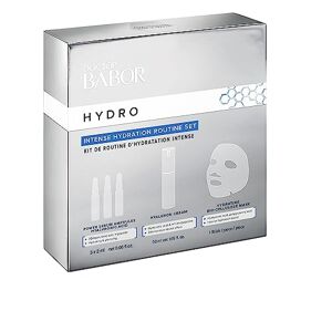 BABOR Doctor BABOR Hydro Set, with moisturizing products, cream, ampoules and mask, intensive moisturizing, fresh and rosy complexion, 3 pieces