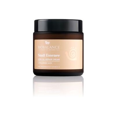 BIOBALANCE back to nature BioBalance Snail Essence Zero Oil Repair Cream Snail Mucin Hyaluronic Acid Restorative Face Cream Face Moisturiser 100ml Turkish Skincare BIOBALANCE back to nature BioBalance Snail Essence Zero Oil Repair Cream Snail Mucin Hyaluronic Acid Restorative Face Cream Face Moisturiser 100ml Turkish Skincare