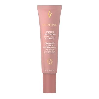 Valquer Laboratorios VALQUER Soothing Calming Facial Cream Repairs and Balances Sensitive or Reactive Skin With Niacinamide, Centella Asiatica and Jojoba Oil Vegan 50 ml Valquer Laboratorios VALQUER Soothing Calming Facial Cream Repairs and Balances Sensitive or Reactive Skin With Niacinamide, Centella Asiatica and Jojoba Oil Vegan 50 ml
