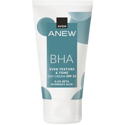 Avon Anew Even Texture & Tone Day Cream SPF 35 50ml, Improves Uneven Skin Texture, Broad-Spectrum UV Protection, Co-created by Dermatologists and Scientists, Cruelty Free Avon Anew Even Texture & Tone Day Cream SPF 35 50ml, Improves Uneven Skin Texture, Broad-Spectrum UV Protection, Co-created by Dermatologists and Scientists, Cruelty Free