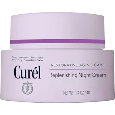 Curel Curél Restorative Aging Care Replenishing Night Cream for Dry, Sensitive Skin, 40ml Curel Curél Restorative Aging Care Replenishing Night Cream for Dry, Sensitive Skin, 40ml