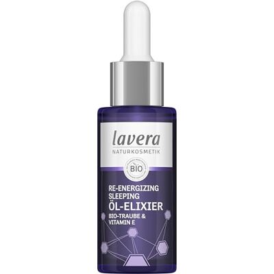 lavera Re-Energizing Sleeping Oil Elixir natural cell renewal revitalises skin texture moisturising vegan natural cosmetics 30 ml lavera Re-Energizing Sleeping Oil Elixir natural cell renewal revitalises skin texture moisturising vegan natural cosmetics 30 ml