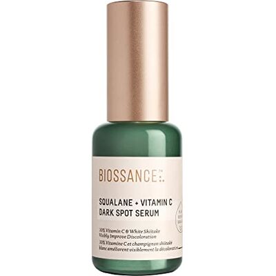 Biossance Squalane + Vitamin C Dark Spot Face Serum 30ml – 10% Vitamin C Serum & White Shiitake – Hydrating, Fragrance-Free, Non-Irritating, for Daily Use for All Skin Types Biossance Squalane + Vitamin C Dark Spot Face Serum 30ml – 10% Vitamin C Serum & White Shiitake – Hydrating, Fragrance-Free, Non-Irritating, for Daily Use for All Skin Types