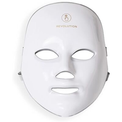 Revolution Pro Miracle LED Face Mask, Red & Blue Skincare Light Therapy, 90 Bulbs, Anti-Ageing & Improves Skin Texture, For Radiant Glowing Skin Revolution Pro Miracle LED Face Mask, Red & Blue Skincare Light Therapy, 90 Bulbs, Anti-Ageing & Improves Skin Texture, For Radiant Glowing Skin