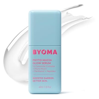 BYOMA Phyto-Mucin Glow Serum (40ml) Hydrating Mucin Face Serum Plumps, Primes and Nourishes with Barrier Boosting Formula for a Smooth, Radiant Skin BYOMA Phyto-Mucin Glow Serum (40ml) Hydrating Mucin Face Serum Plumps, Primes and Nourishes with Barrier Boosting Formula for a Smooth, Radiant Skin