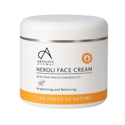 Absolute Aromas Neroli Face Cream 50ml Calming, Hydrating & Brightening Moisturiser with Pure Neroli Essential Oil, Vitamin E & Natural Oils Gentle Daily Skincare for All Skin Types Absolute Aromas Neroli Face Cream 50ml Calming, Hydrating & Brightening Moisturiser with Pure Neroli Essential Oil, Vitamin E & Natural Oils Gentle Daily Skincare for All Skin Types