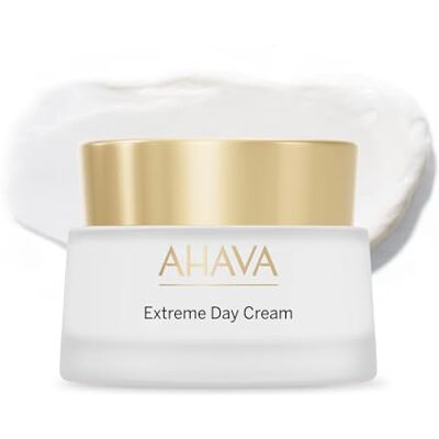 AHAVA Extreme Day Cream Silky Soft, Reduces Wrinkles, Firms & Strengthens Skin, Enriched with Patented Extreme Complex, Exclusive Dead Sea Osmoter, Peptides, Hyaluronic Acid & Resveratrol 1.7 fl.oz AHAVA Extreme Day Cream Silky Soft, Reduces Wrinkles, Firms & Strengthens Skin, Enriched with Patented Extreme Complex, Exclusive Dead Sea Osmoter, Peptides, Hyaluronic Acid & Resveratrol 1.7 fl.oz