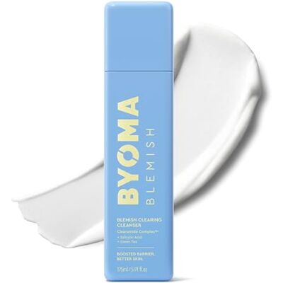 BYOMA Blemish Clearing Cleanser (175ml) For Acne-Prone Skin, Soothes and Hydrates, Reduces Post-Blemish Marks, Unclogs Pores with Salicylic Acid for Smooth, Healthy Skin BYOMA Blemish Clearing Cleanser (175ml) For Acne-Prone Skin, Soothes and Hydrates, Reduces Post-Blemish Marks, Unclogs Pores with Salicylic Acid for Smooth, Healthy Skin
