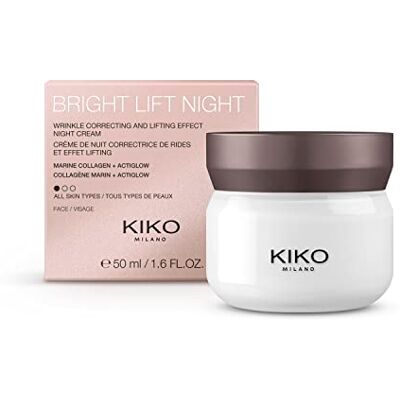Kiko Milano Bright Lift Night Renewing And Lifting Night Cream With Marine Collagen Kiko Milano Bright Lift Night Renewing And Lifting Night Cream With Marine Collagen