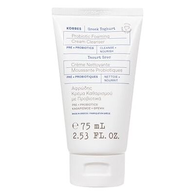 Korres Greek Yoghurt Foaming Cream Cleanser, 75 ml Korres Greek Yoghurt Foaming Cream Cleanser, 75 ml