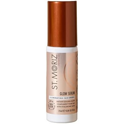 ST. MORIZ St Moriz Advanced Glow Serum Illuminating Face Drops Illuminating Face Serum with Hyaluronic Acid For an Instant Golden Glow & Radiant Complexion Natural Glow Enhancer for Dewy Glass Skin 25ml ST. MORIZ St Moriz Advanced Glow Serum Illuminating Face Drops Illuminating Face Serum with Hyaluronic Acid For an Instant Golden Glow & Radiant Complexion Natural Glow Enhancer for Dewy Glass Skin 25ml