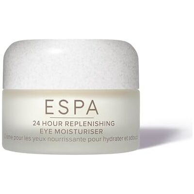 ESPA 24-Hour Replenishing Eye Moisturiser 15ml Hydrating & Nourishing Eye Cream with Gingko Biloba, Evening Primrose & Jojoba to Protect the Skin's Moisture Barrier & Refresh the Under-Eye Area ESPA 24-Hour Replenishing Eye Moisturiser 15ml Hydrating & Nourishing Eye Cream with Gingko Biloba, Evening Primrose & Jojoba to Protect the Skin's Moisture Barrier & Refresh the Under-Eye Area