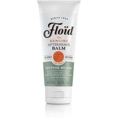 Floïd Floid Vetyver Splash Aftershave Balm (100ml), Men's Aftershave Balm with Allantoin, Glycerin and Aloe Juice to Moisturise, Protect, and Regenerate Skin, Soothing Post Shave Balm Floïd Floid Vetyver Splash Aftershave Balm (100ml), Men's Aftershave Balm with Allantoin, Glycerin and Aloe Juice to Moisturise, Protect, and Regenerate Skin, Soothing Post Shave Balm