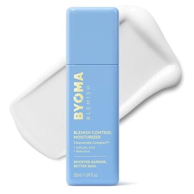 BYOMA Blemish Control Moisturiser (50ml) Ultra Lightweight and Oil Free for Acne-Prone Skin, with Salicylic Acid to Help Clear Breakouts and Reduce Post-Blemish Marks for Smoother, Healthier Skin BYOMA Blemish Control Moisturiser (50ml) Ultra Lightweight and Oil Free for Acne-Prone Skin, with Salicylic Acid to Help Clear Breakouts and Reduce Post-Blemish Marks for Smoother, Healthier Skin